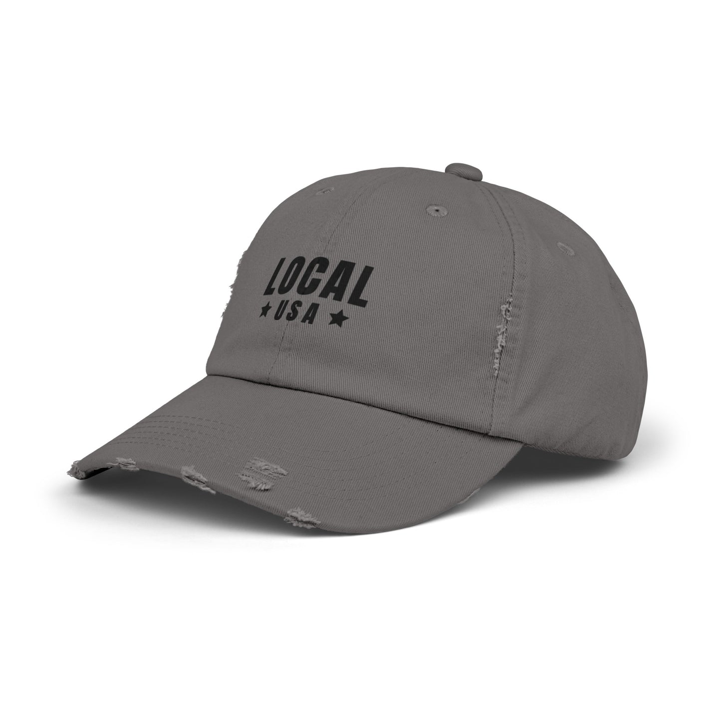 LocalUSA Unisex Distressed Cap