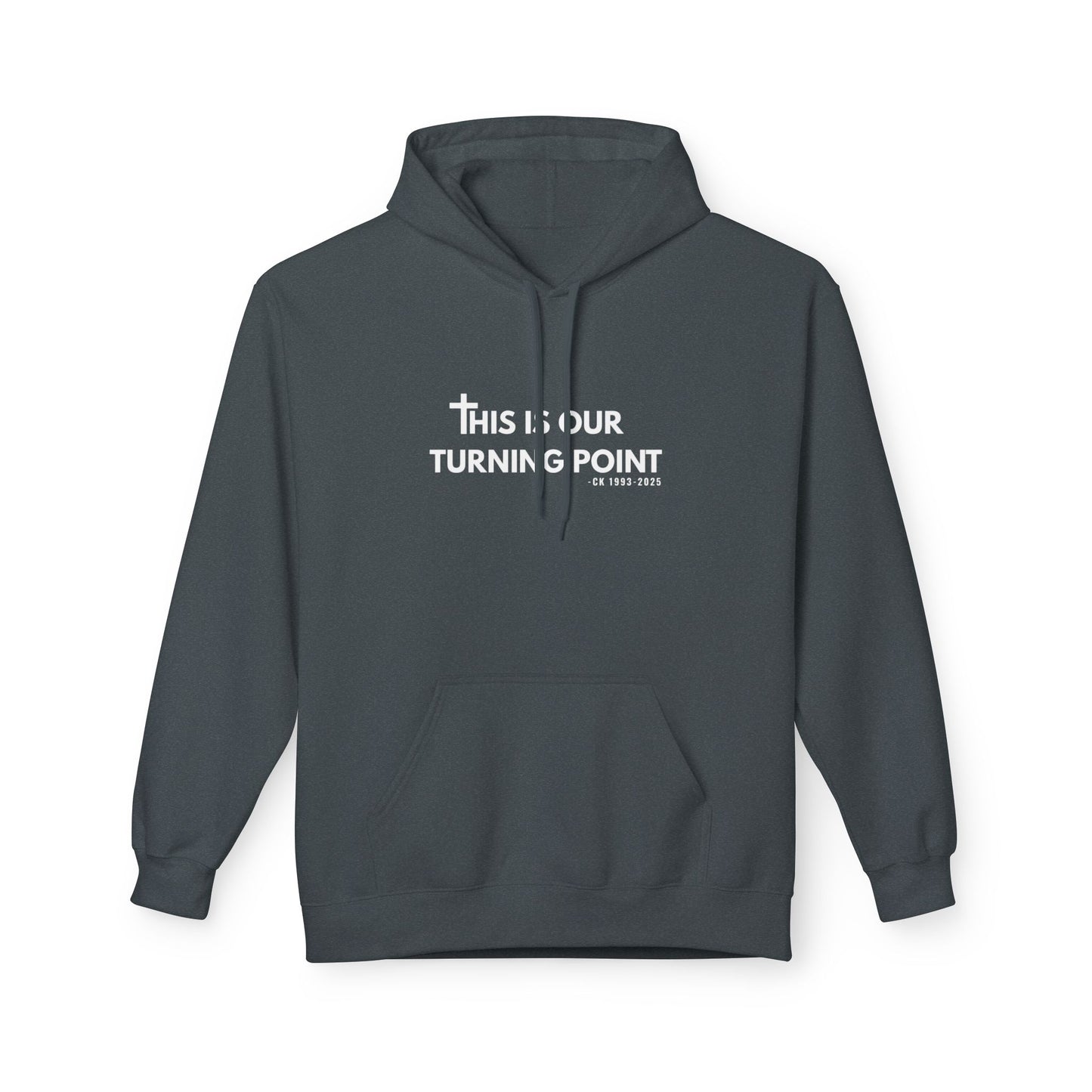 Charlie Kirk Turning Point Unisex Softstyle Fleece Hoodie