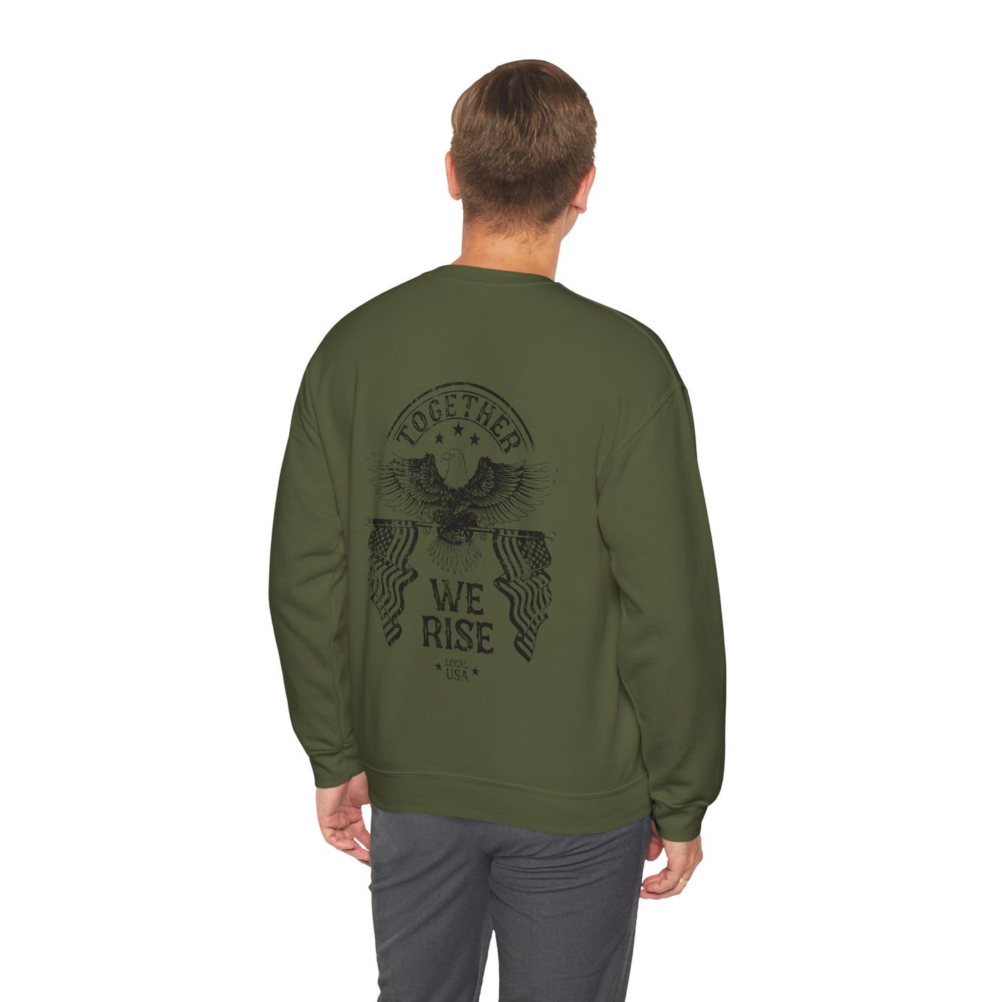 LOCALusa Together We Rise Unisex Heavy Blend™ Crewneck Sweatshirt