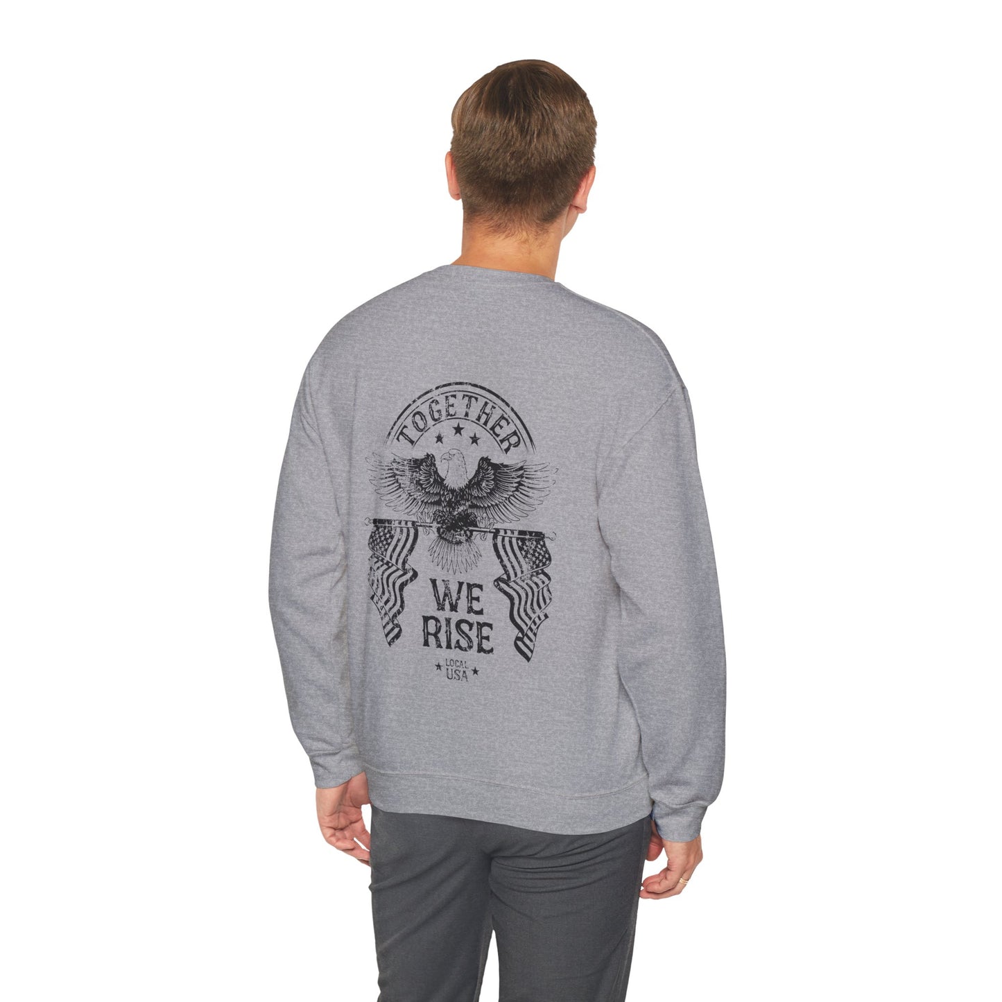 LOCALusa Together We Rise Unisex Heavy Blend™ Crewneck Sweatshirt