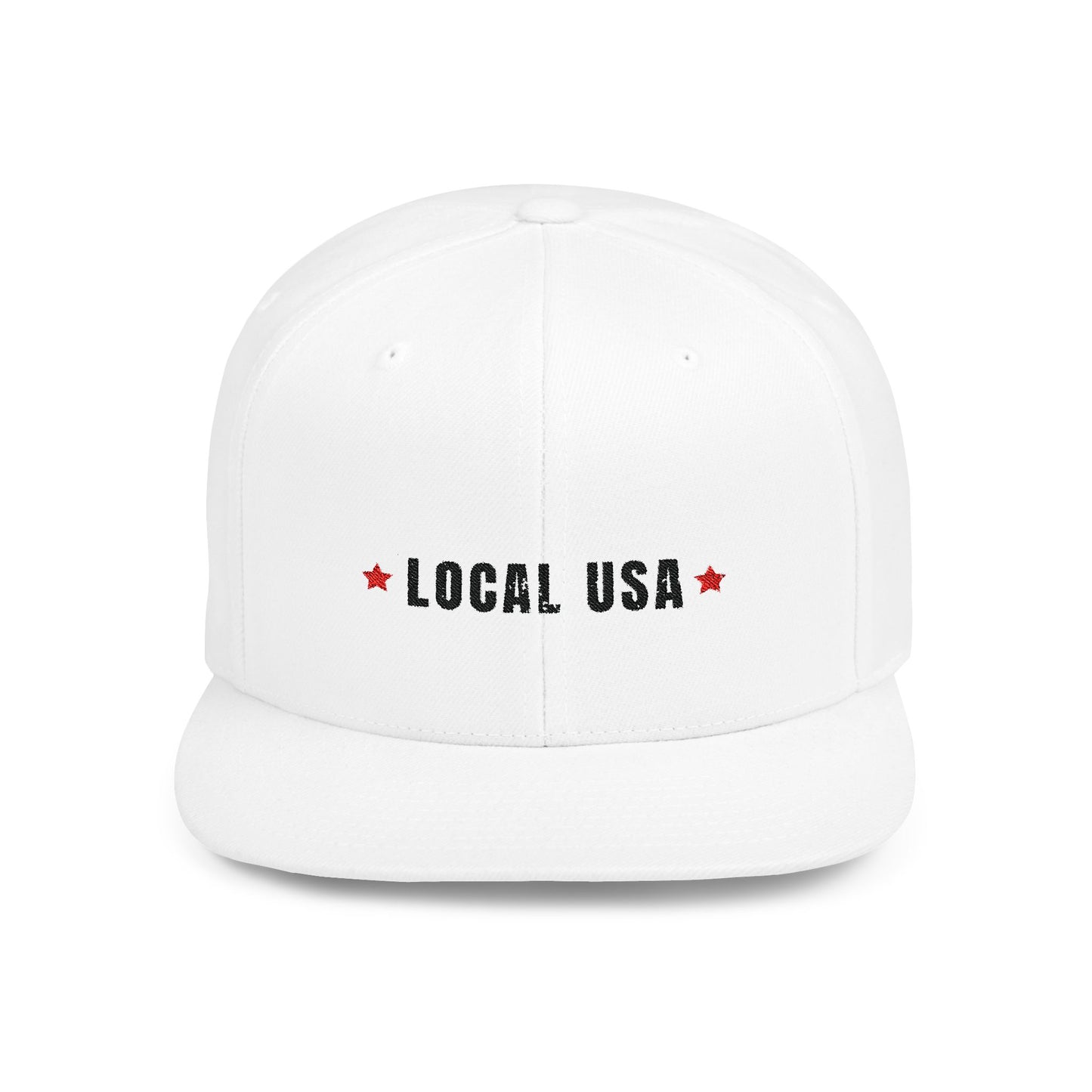 LocalUSA Red Star Flat Bill Snapback