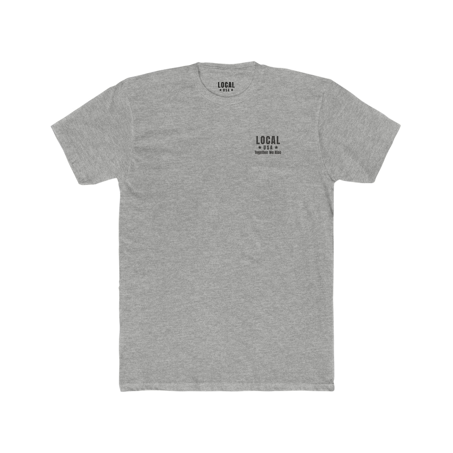LOCALusa Star Together We Rise Men's Cotton Crew Tee