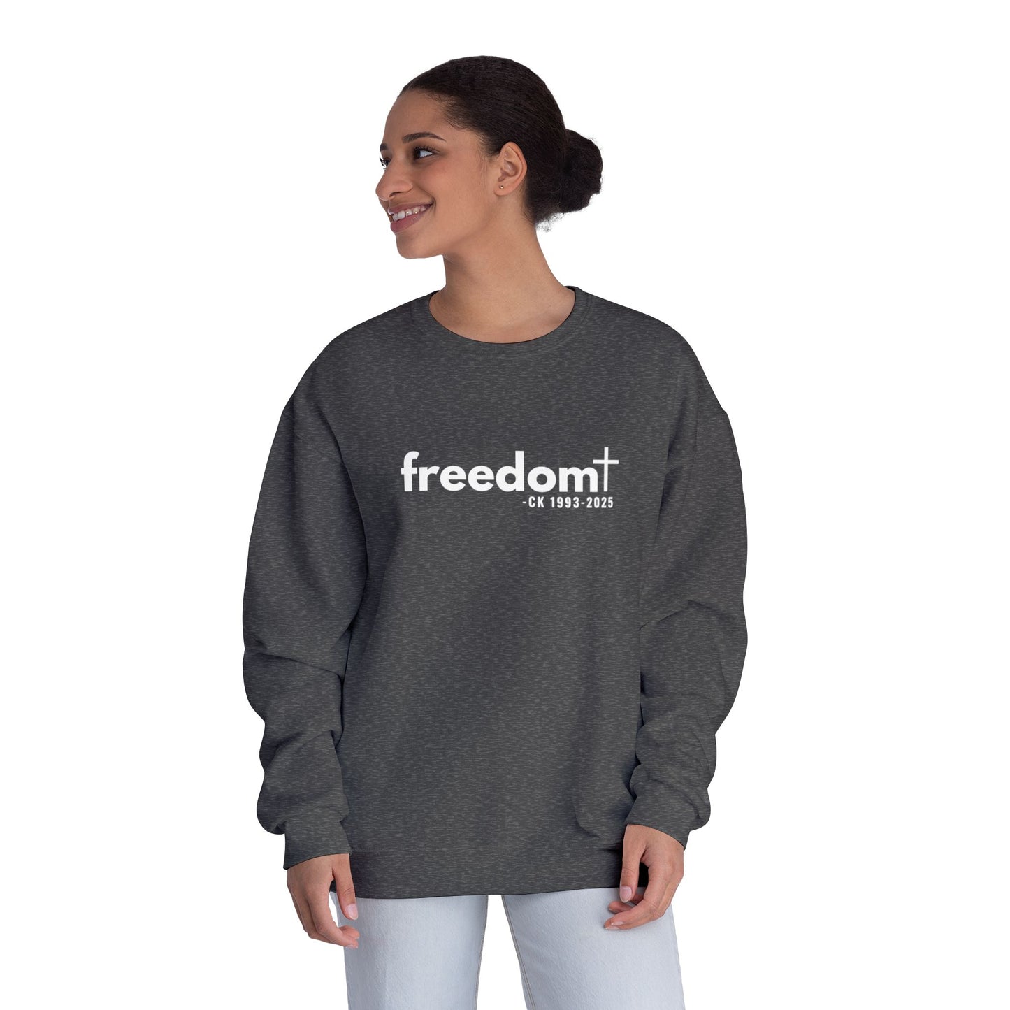 Chgarlie Kirk Freedom Crewneck Sweatshirt