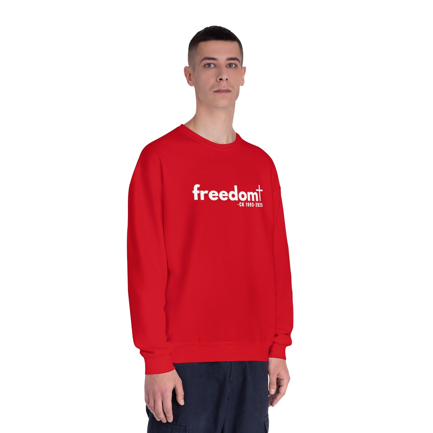 Chgarlie Kirk Freedom Crewneck Sweatshirt