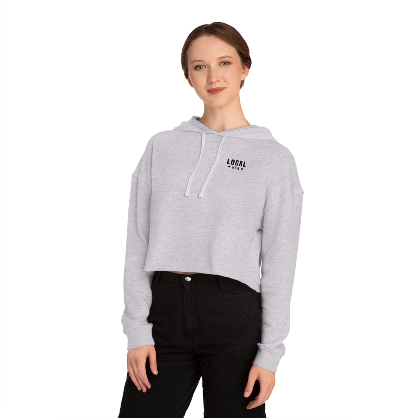 LOCALusa Together We Rise Women’s Cropped Hooded Sweatshirt