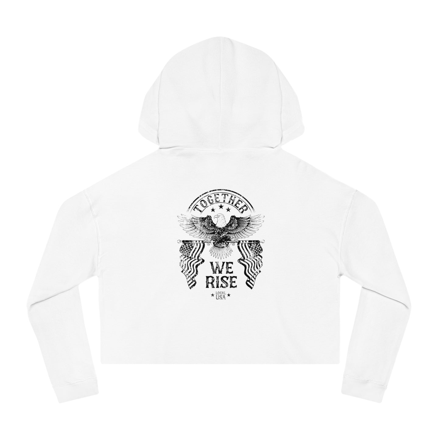 LOCALusa Together We Rise Women’s Cropped Hooded Sweatshirt