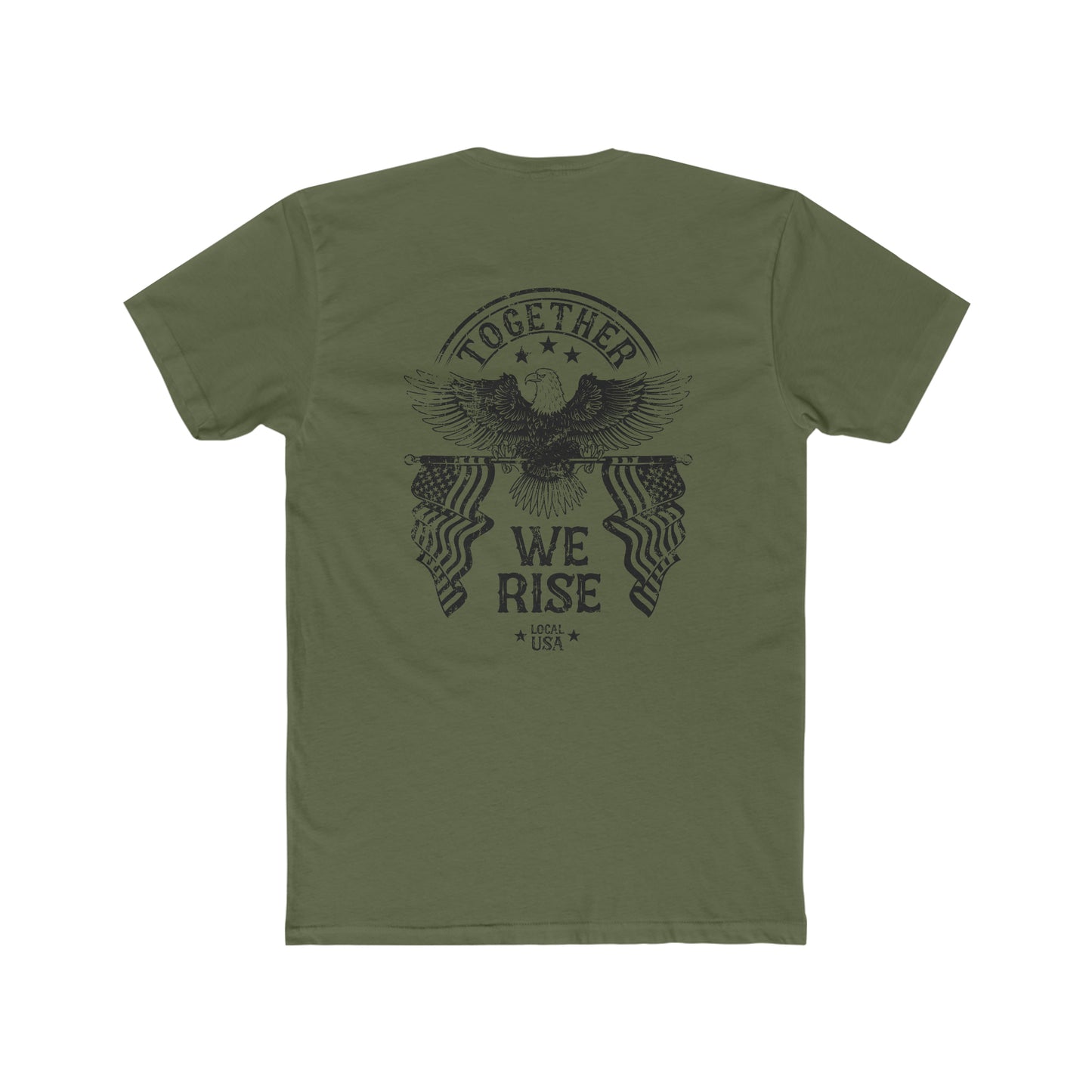 LOCALusa Together We Rise Cotton Crew Tee