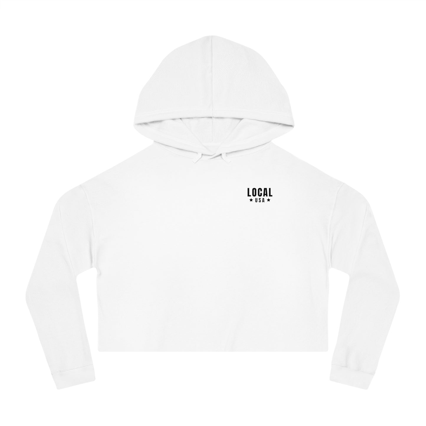 LOCALusa Together We Rise Women’s Cropped Hooded Sweatshirt