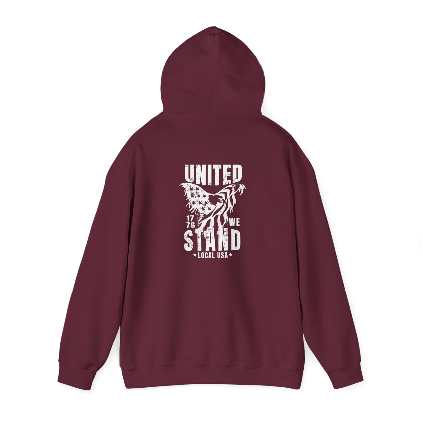 United We Stand (white) Unisex Heavy Blend™ Hooded Sweatshirt