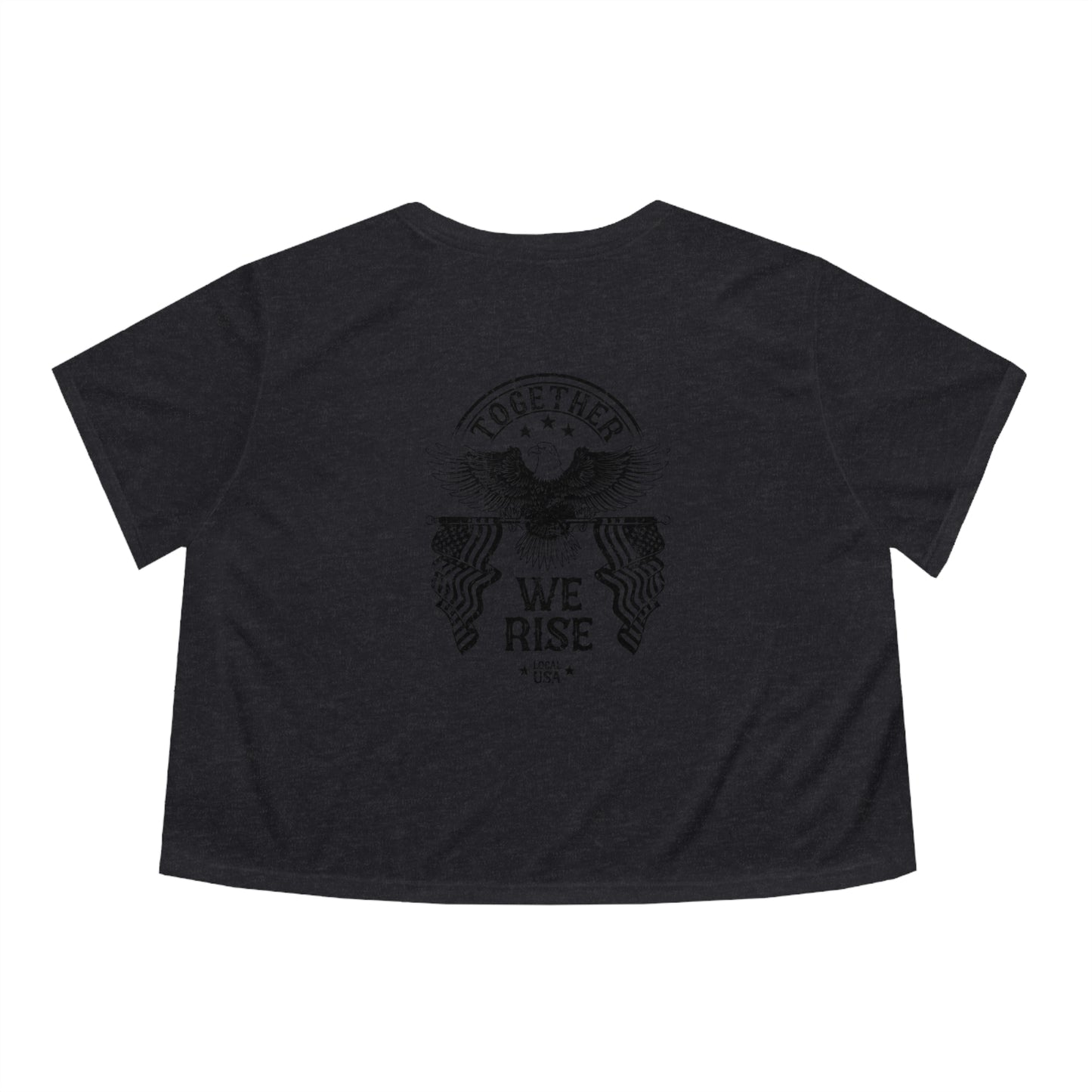 LOCALusa Together We Rise Women's Cropped Tee