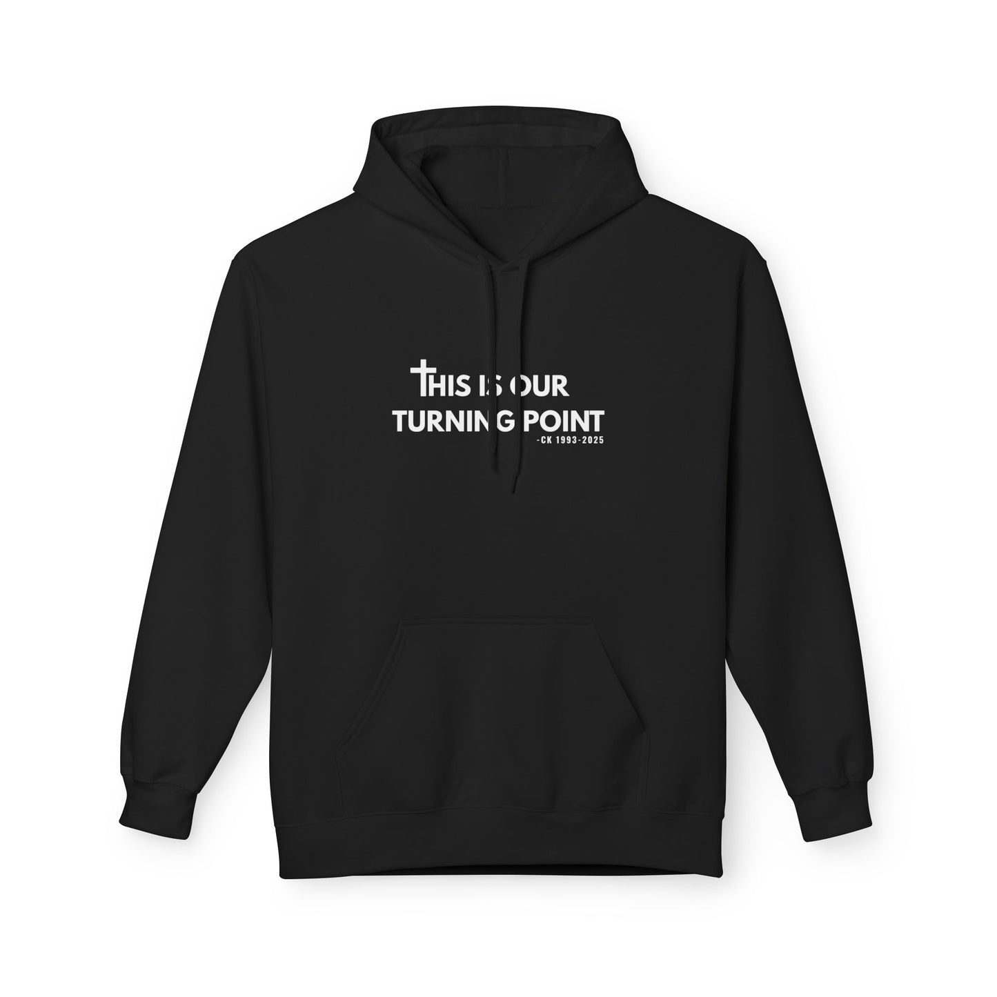 Charlie Kirk Turning Point Unisex Softstyle Fleece Hoodie