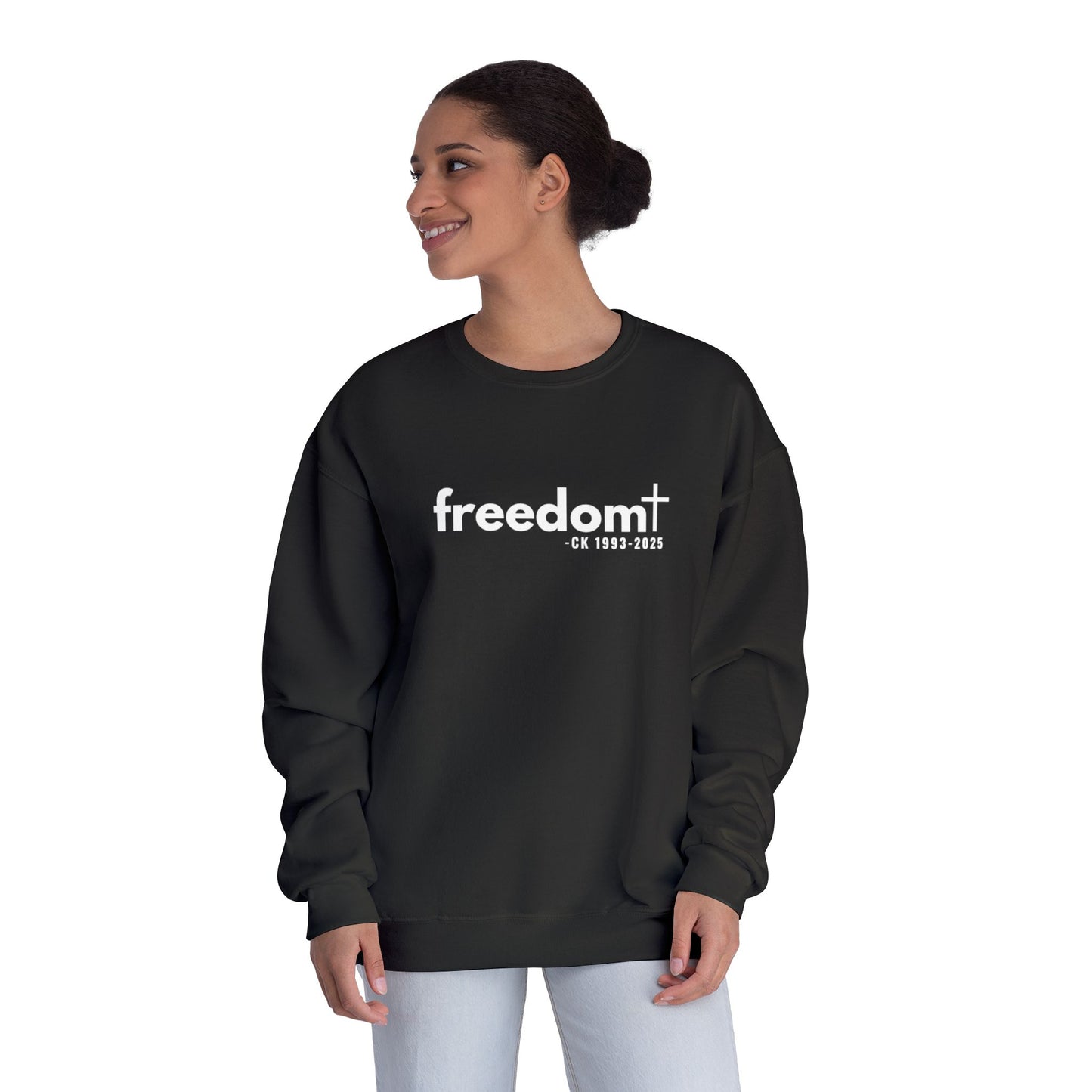Chgarlie Kirk Freedom Crewneck Sweatshirt