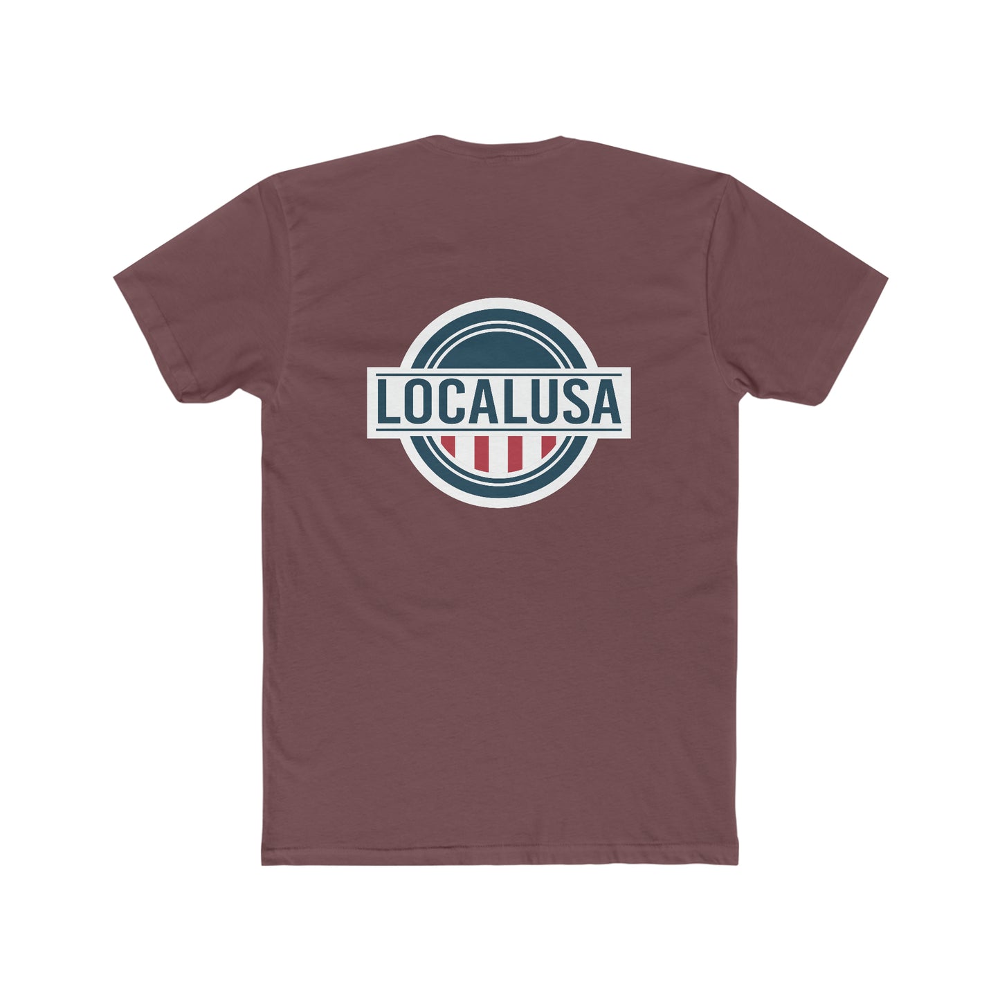 LOCALusa RWB Men's Cotton Crew Tee