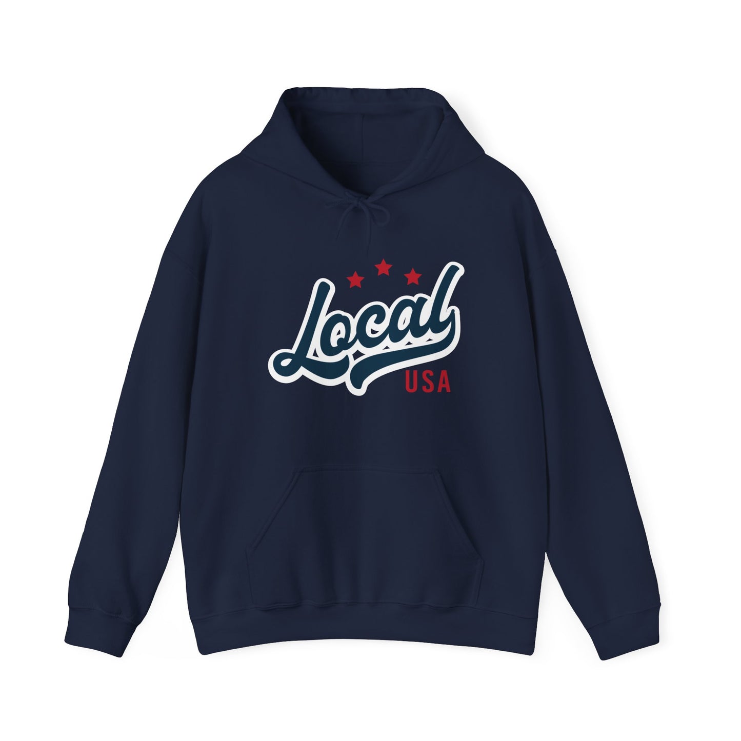 LOCALusa Baseball Unisex Hooded Sweatshirt