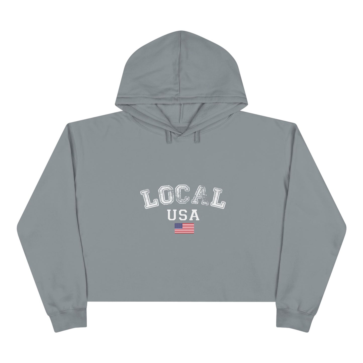 LOCALusa University Crop Hoodie