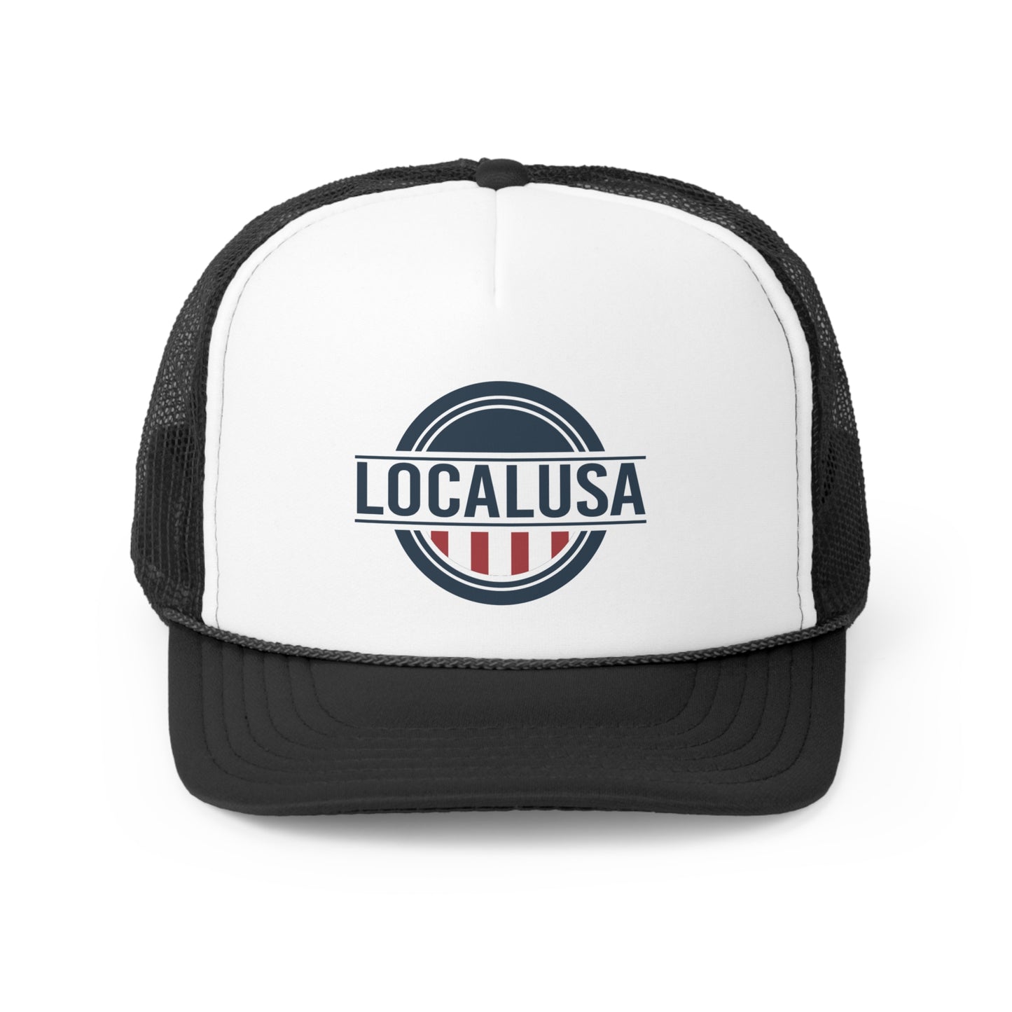 LOCALusa R,W,B Trucker Caps