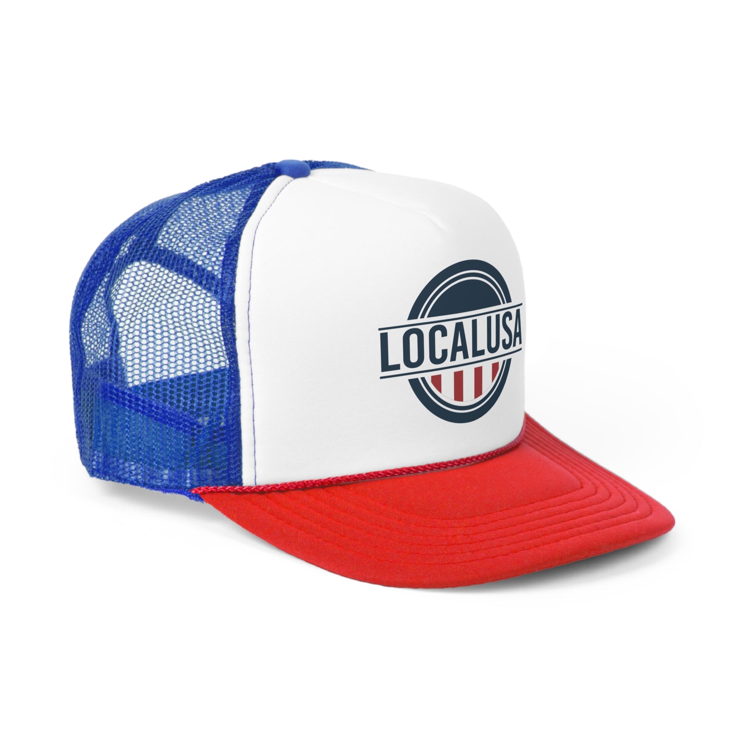LOCALusa R,W,B Trucker Caps