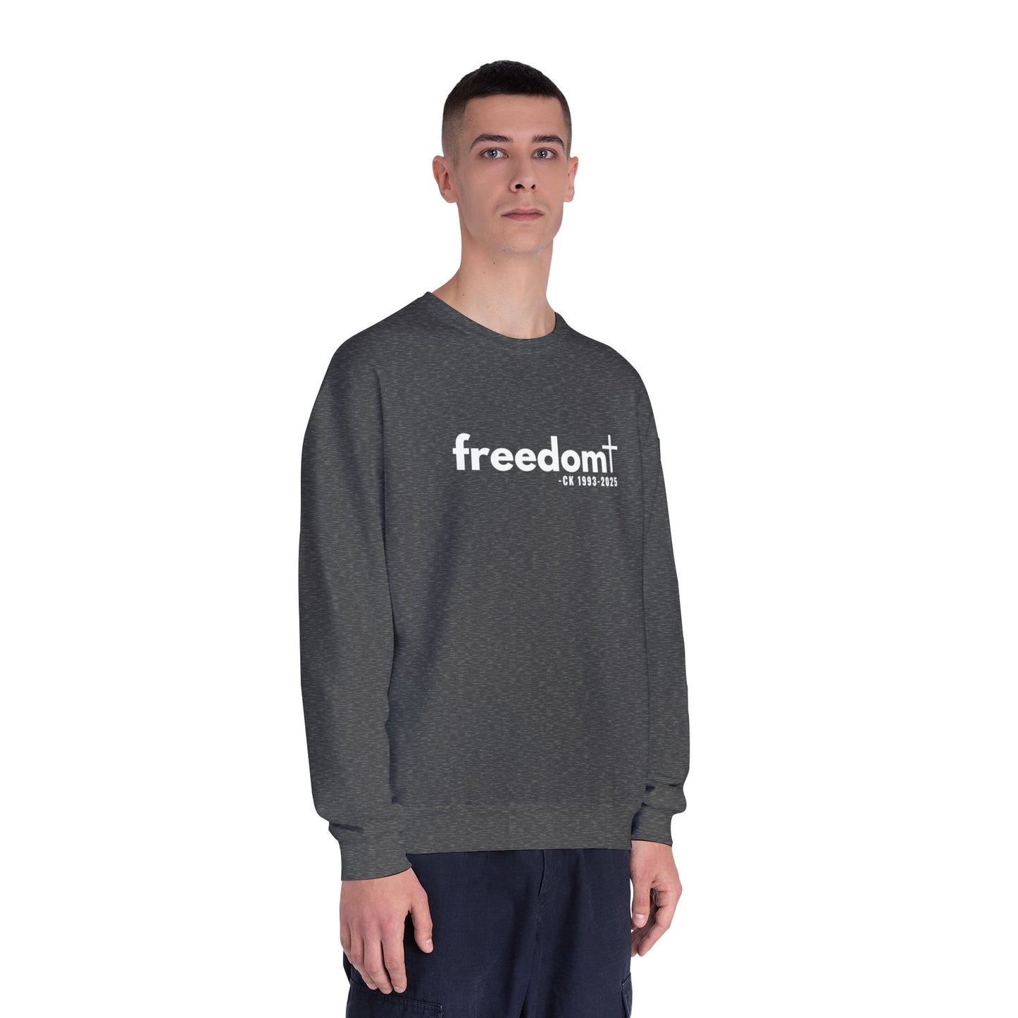Chgarlie Kirk Freedom Crewneck Sweatshirt