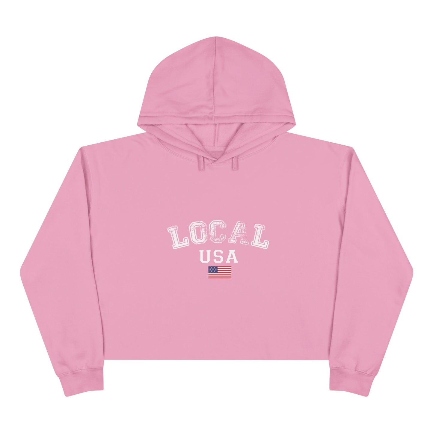 LOCALusa University Crop Hoodie