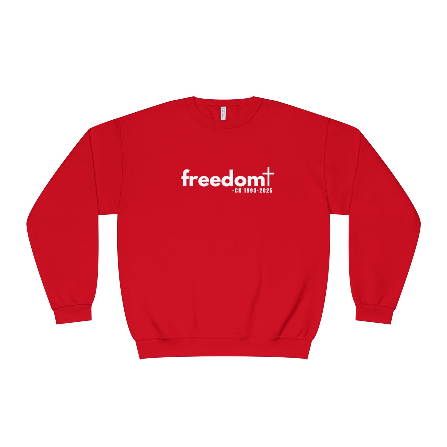 Chgarlie Kirk Freedom Crewneck Sweatshirt