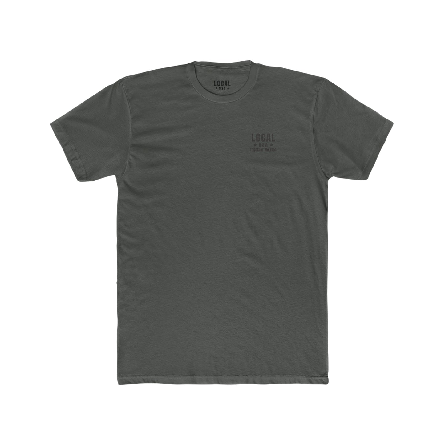 LOCALusa Star Together We Rise Men's Cotton Crew Tee