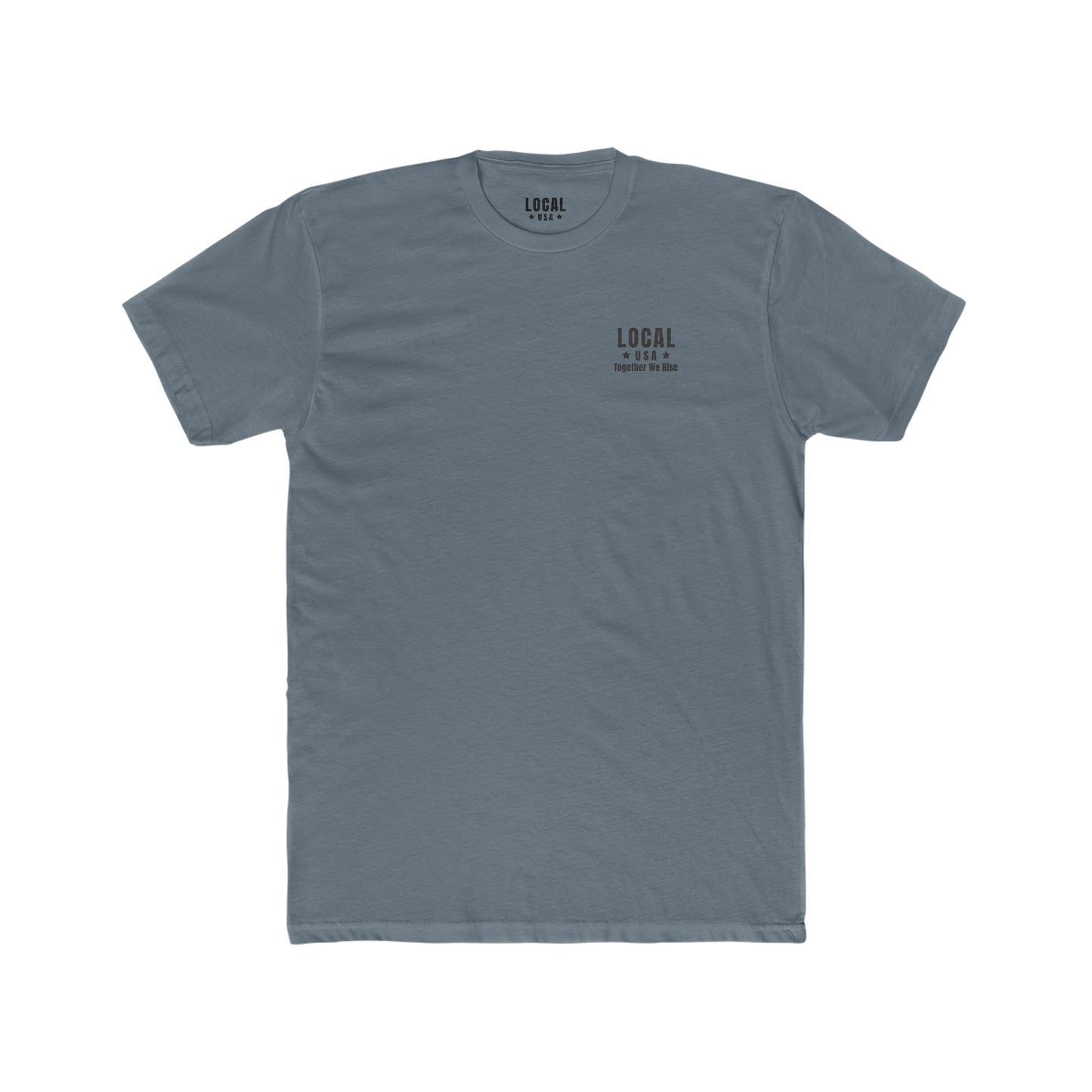 LOCALusa Star Together We Rise Men's Cotton Crew Tee