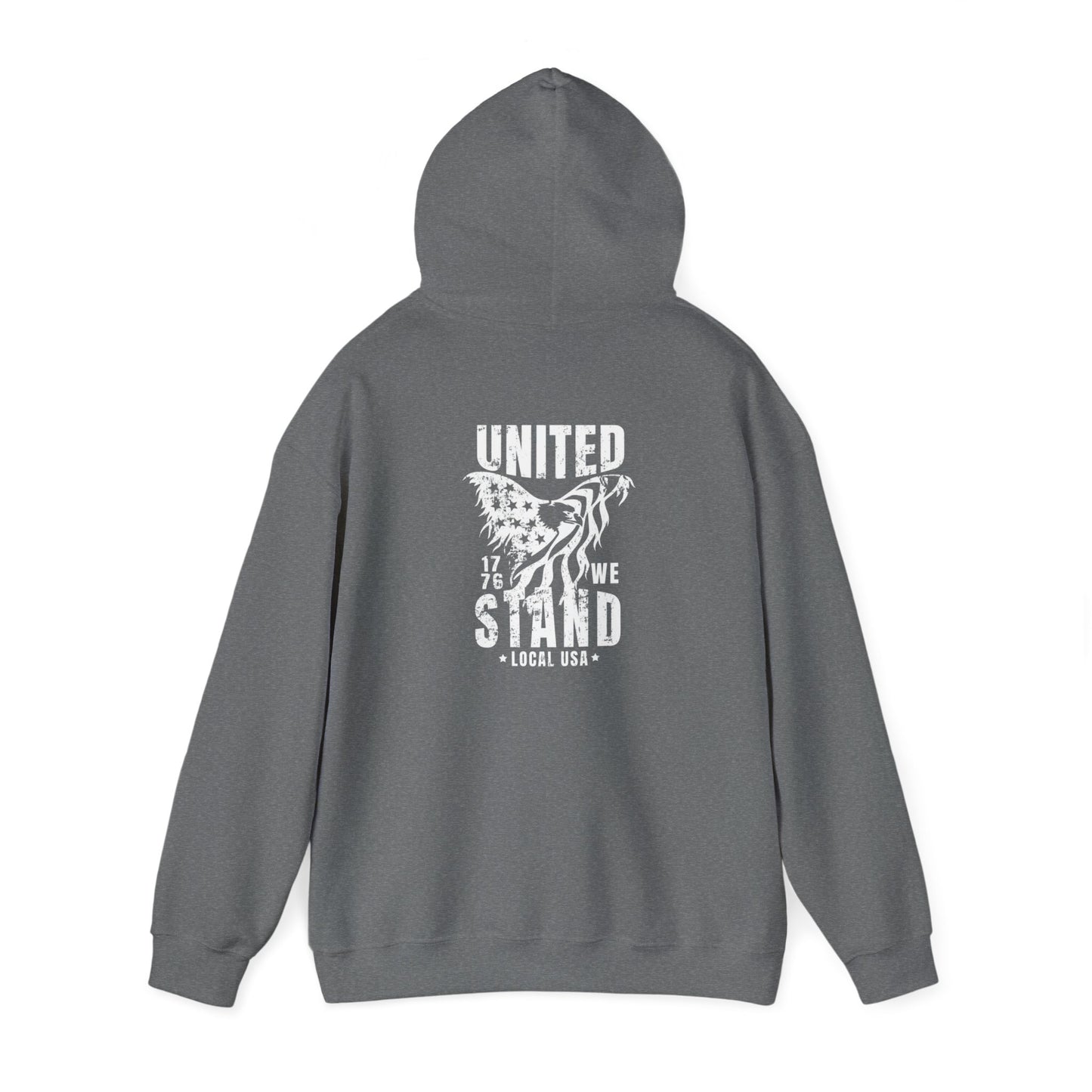 United We Stand (white) Unisex Heavy Blend™ Hooded Sweatshirt