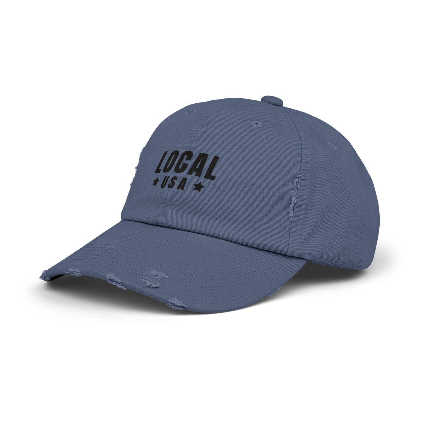 LocalUSA Unisex Distressed Cap