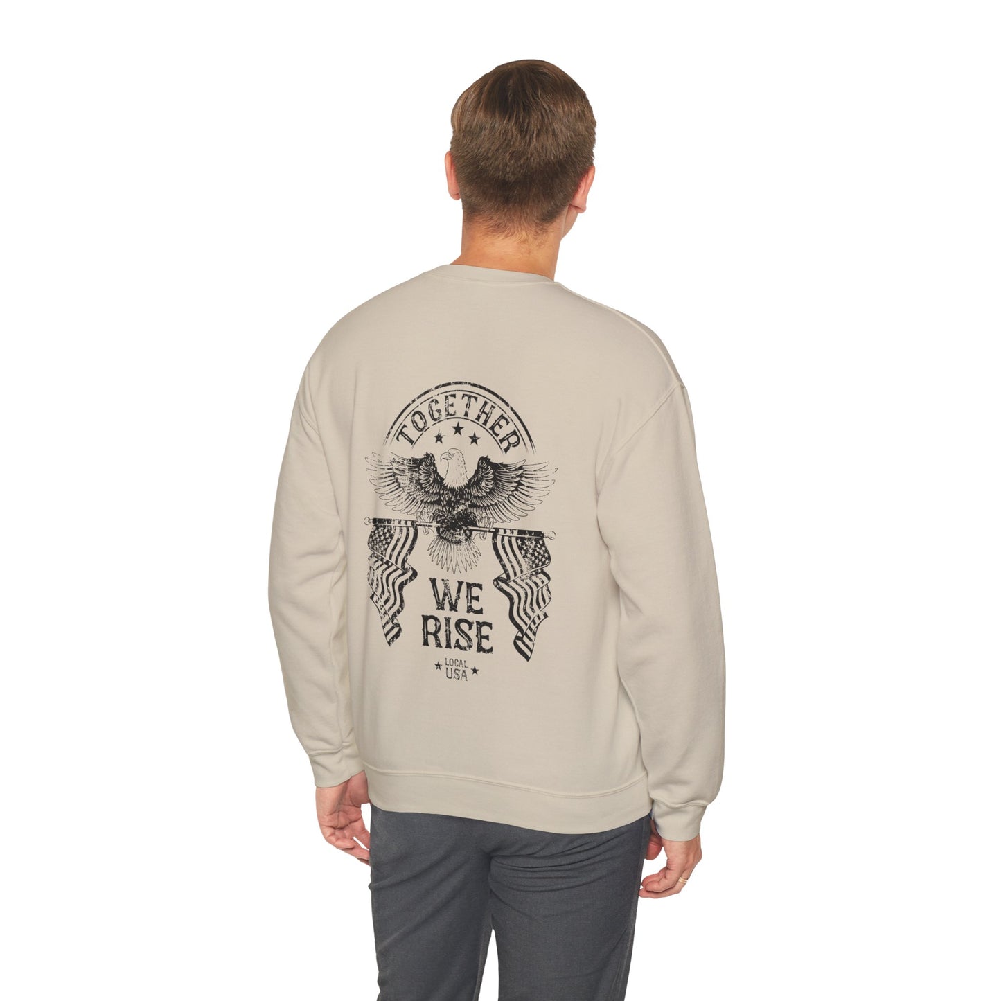 LOCALusa Together We Rise Unisex Heavy Blend™ Crewneck Sweatshirt