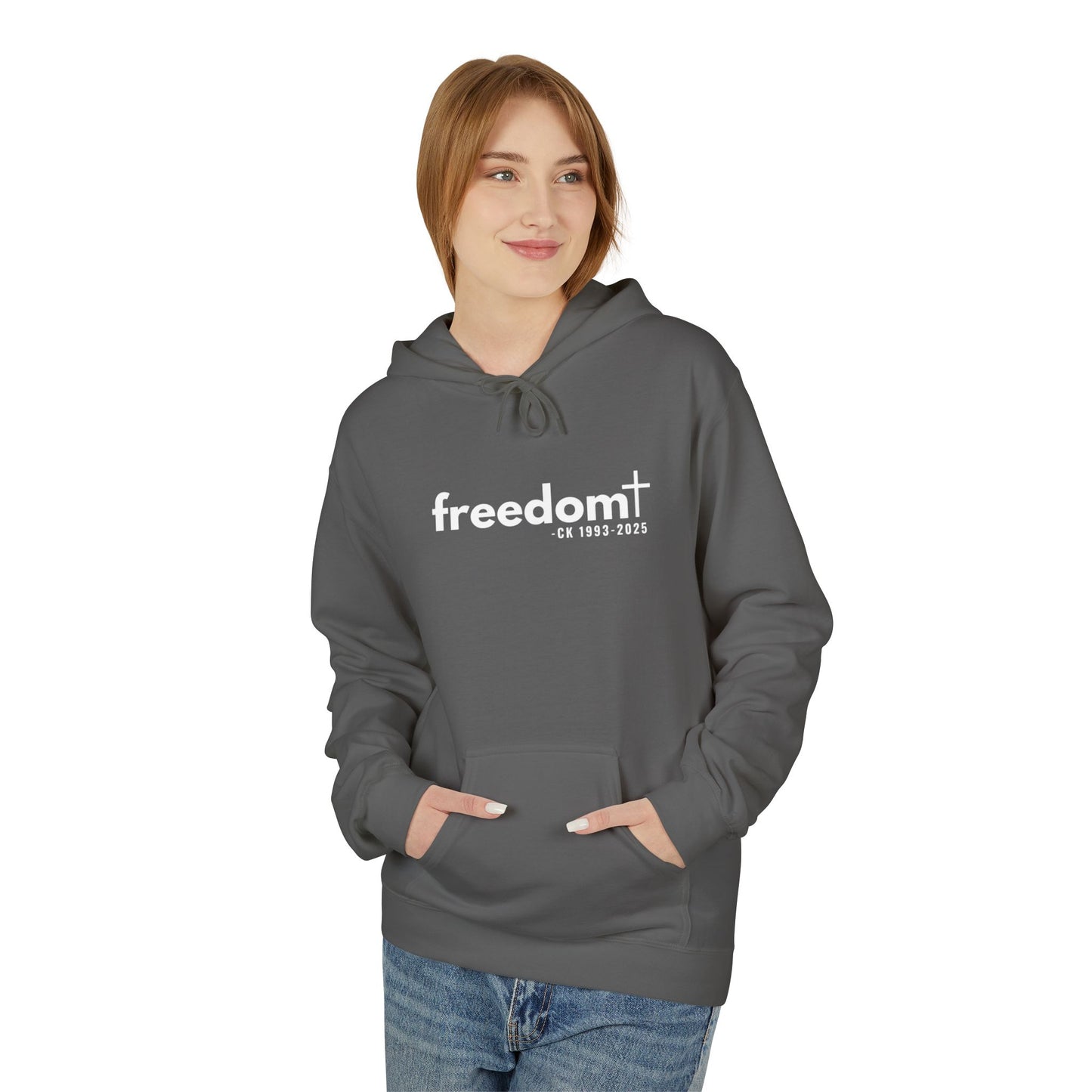 CK fREEDOM (white) Unisex Softstyle Hoodie
