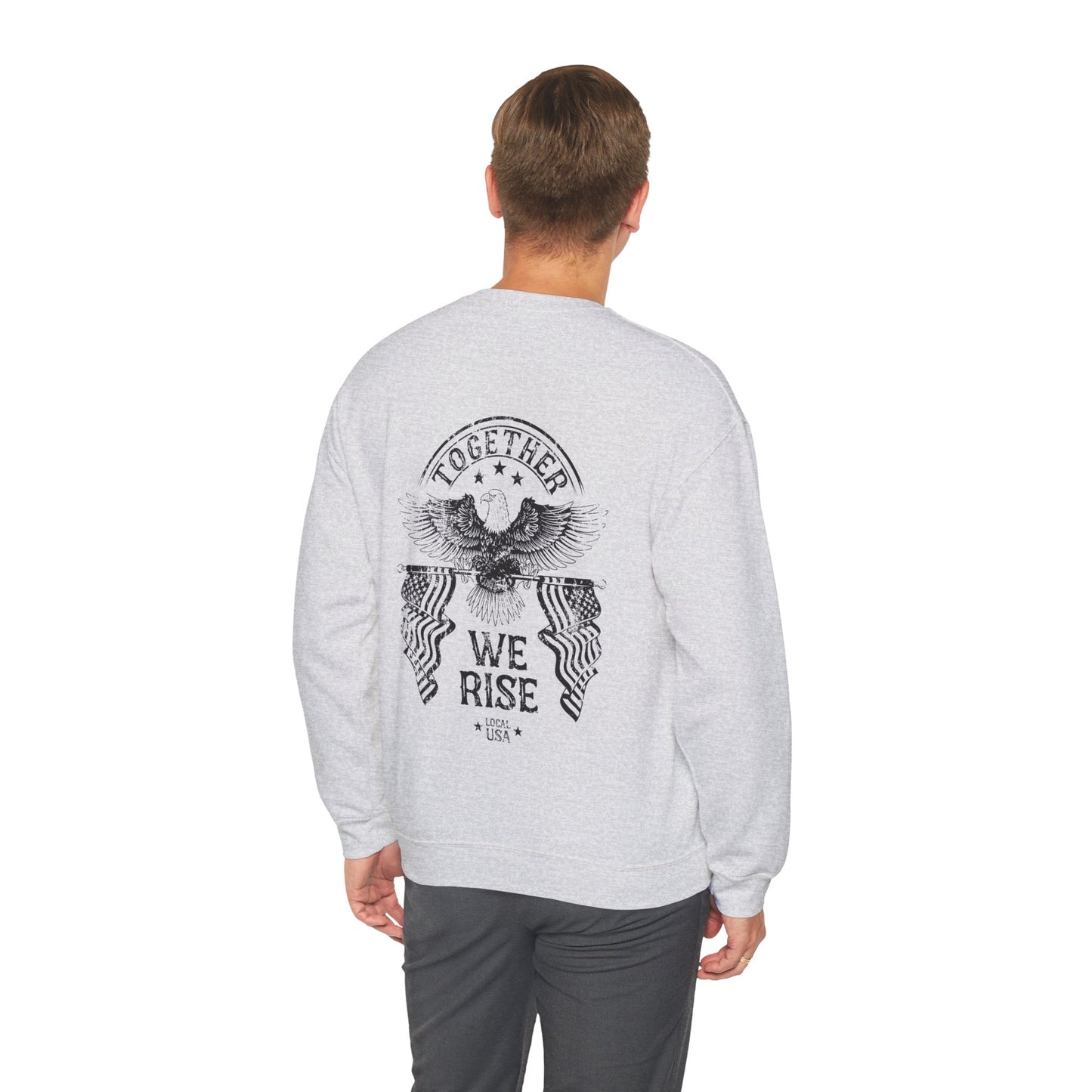 LOCALusa Together We Rise Unisex Heavy Blend™ Crewneck Sweatshirt