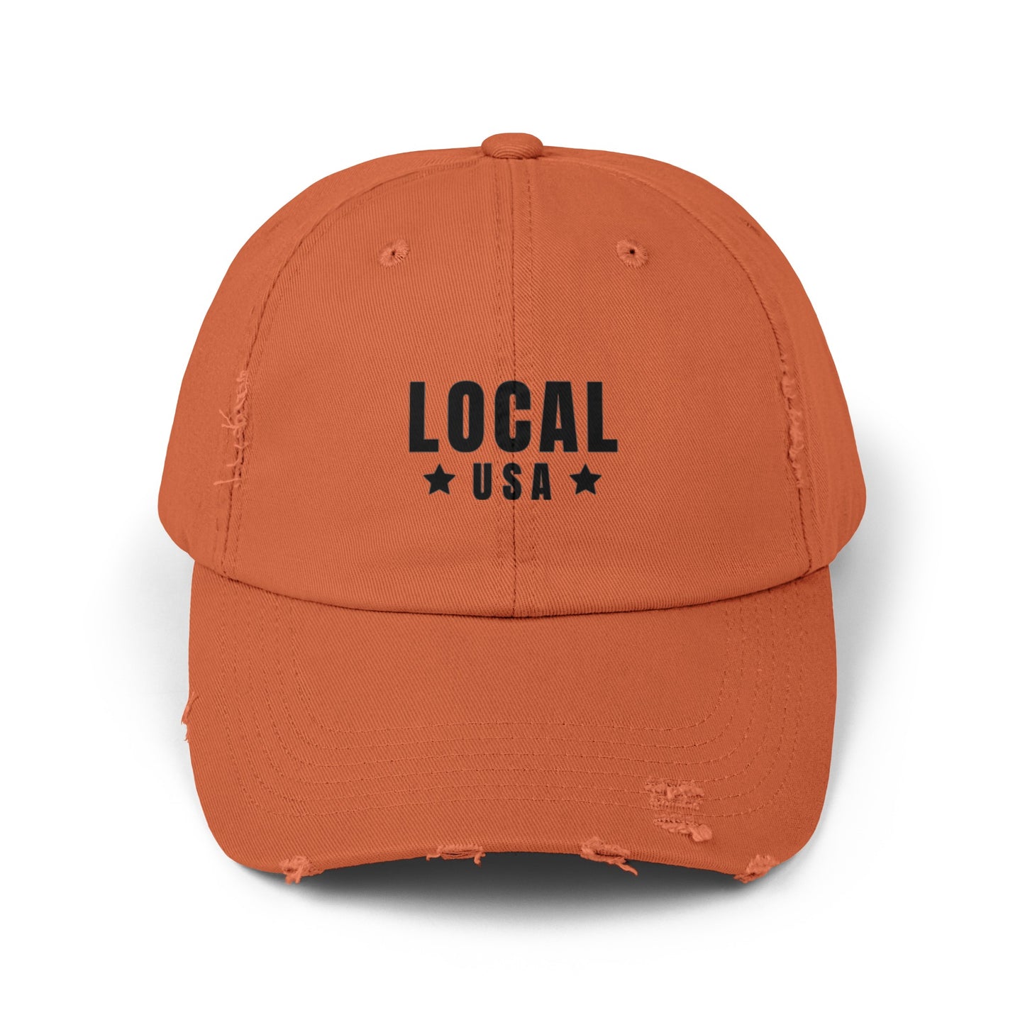 LocalUSA Unisex Distressed Cap