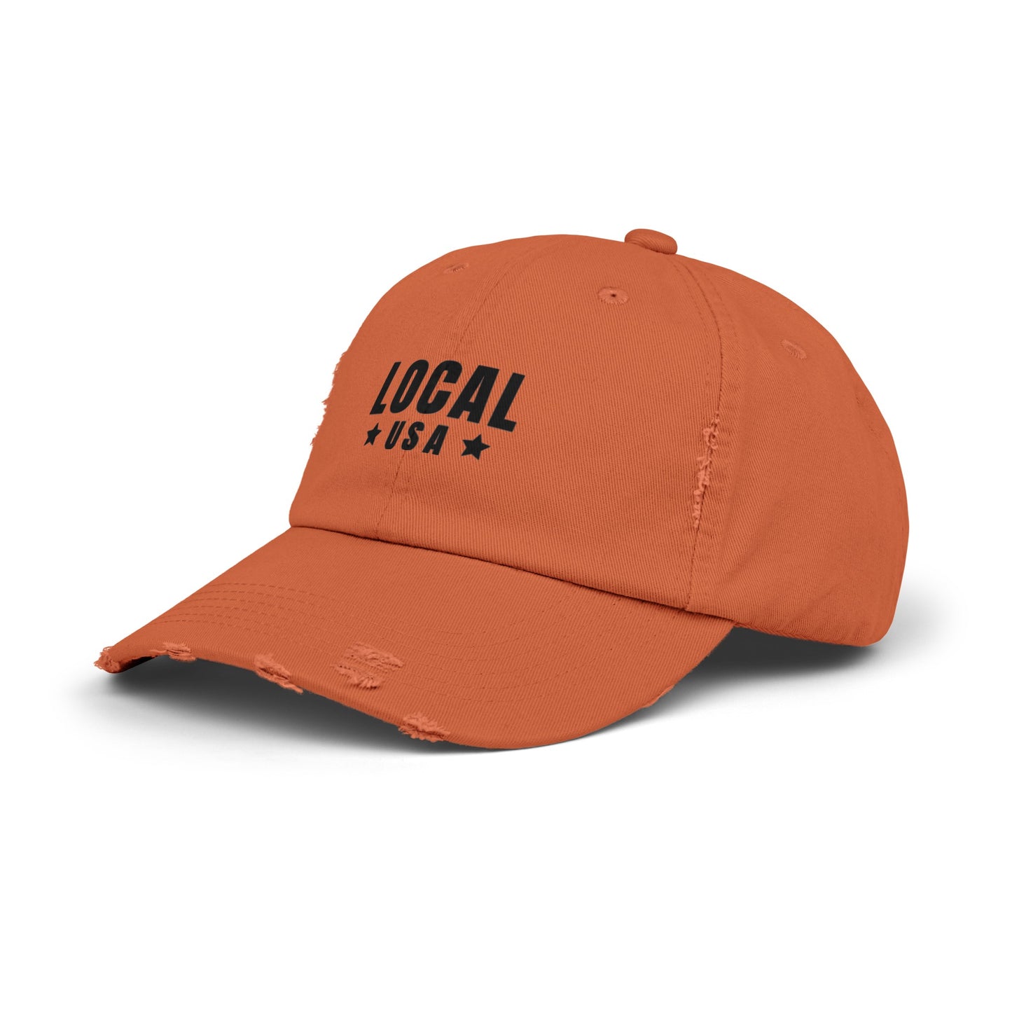 LocalUSA Unisex Distressed Cap