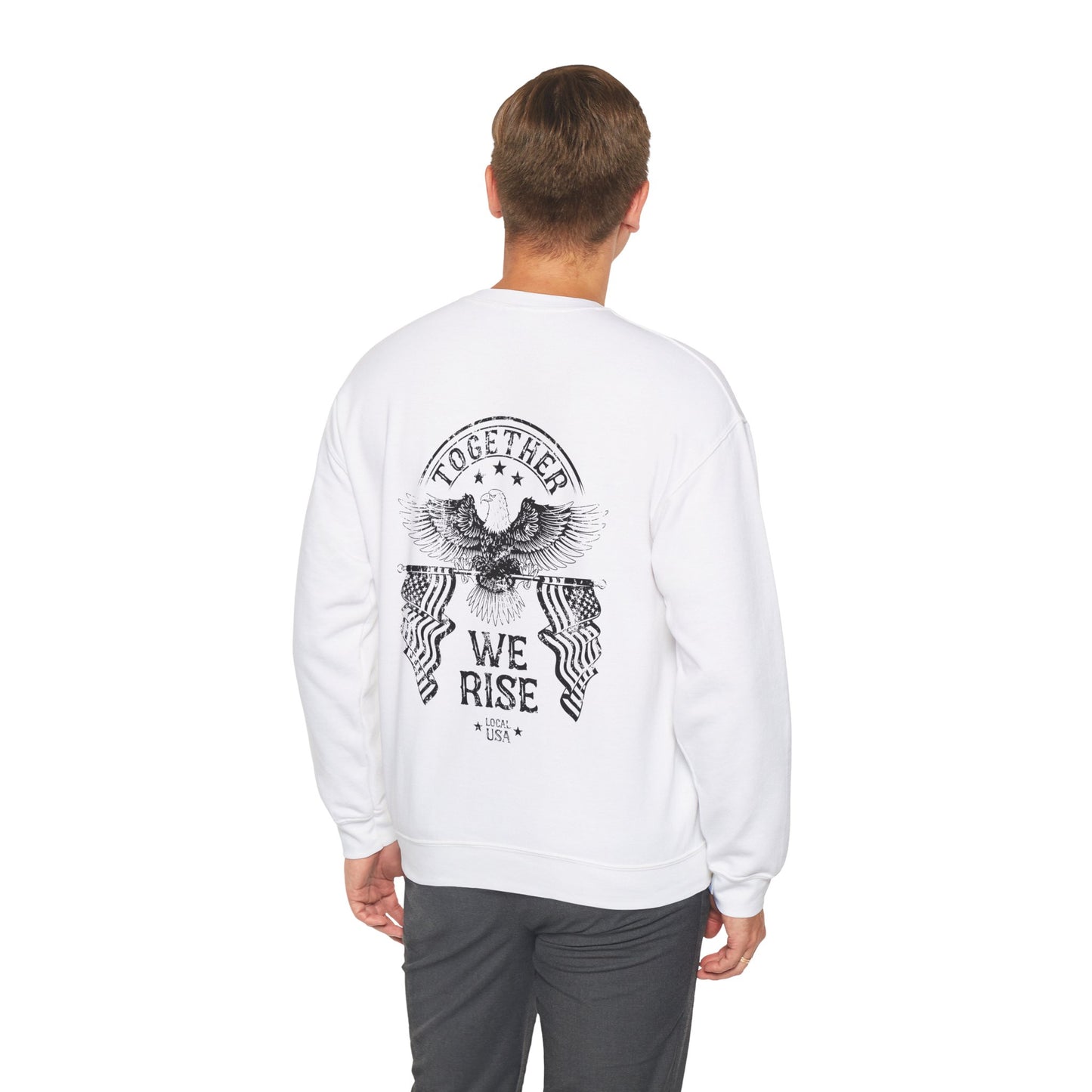 LOCALusa Together We Rise Unisex Heavy Blend™ Crewneck Sweatshirt
