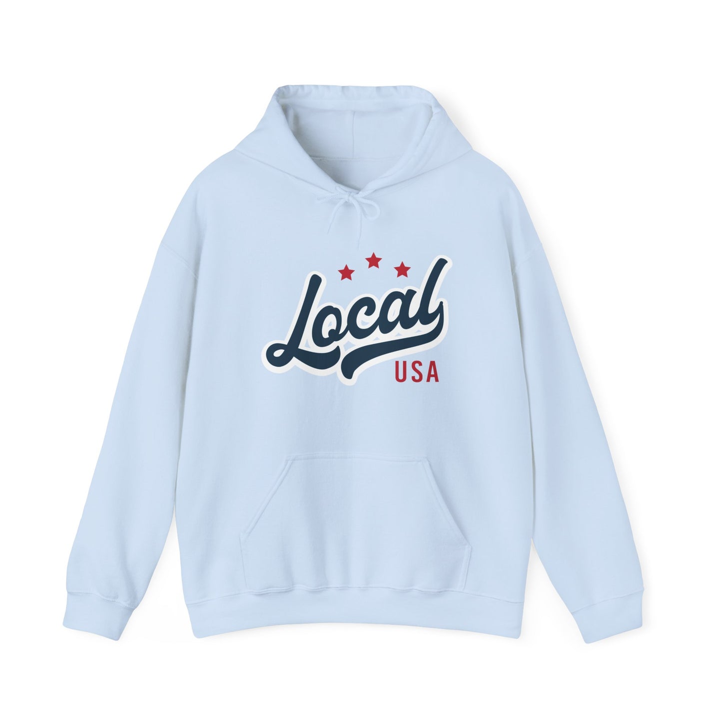LOCALusa Baseball Unisex Hooded Sweatshirt