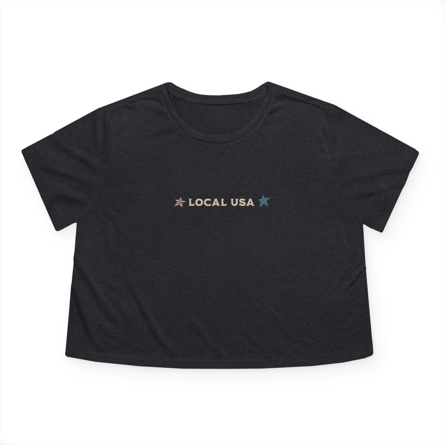 Unapologetically Patriotic Women's Flowy Cropped Tee