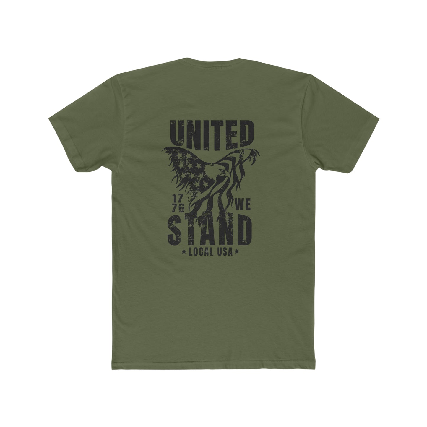 United We Stand Localusa Men's Cotton Crew Tee