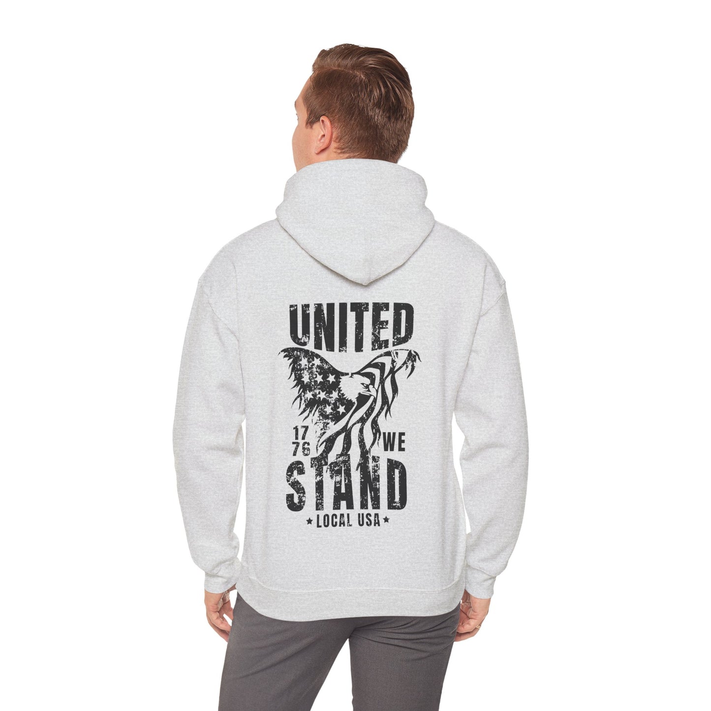 United We Stand (black font) Hooded Sweatshirt