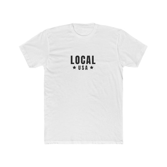 LOCALusa Star (back) Unisex Cotton Crew Tee