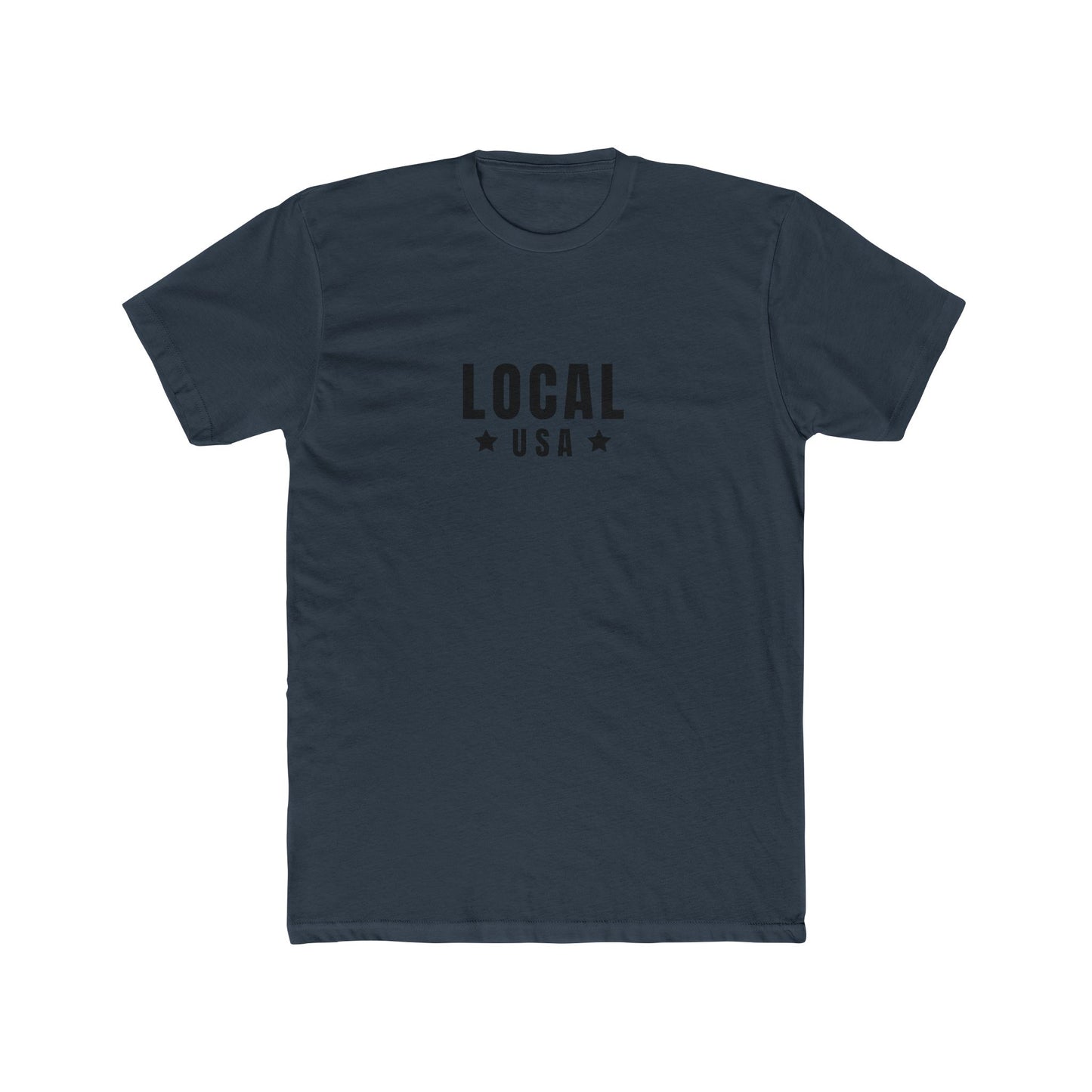 LOCALusa Star (back) Unisex Cotton Crew Tee