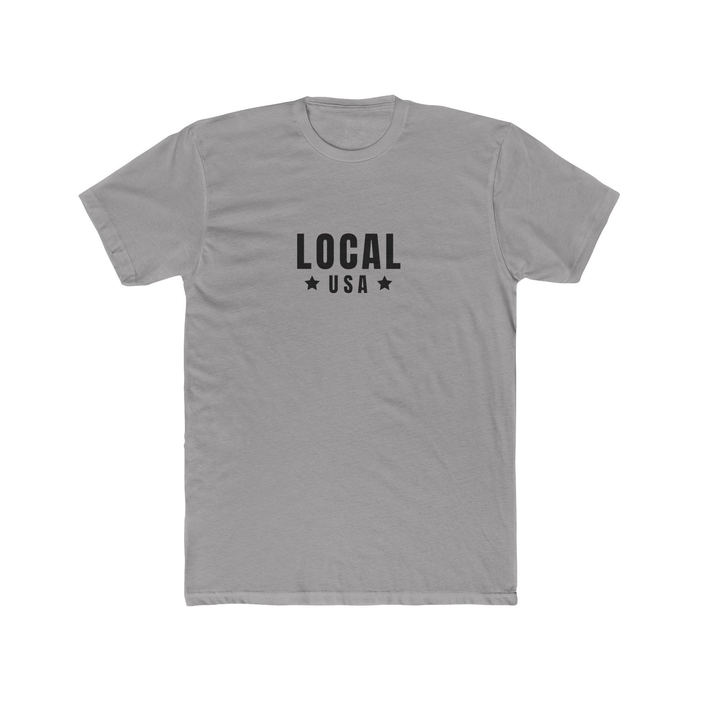 LOCALusa Star (back) Unisex Cotton Crew Tee