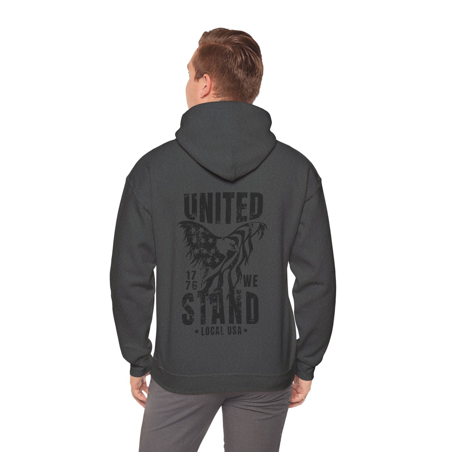 United We Stand (black font) Hooded Sweatshirt