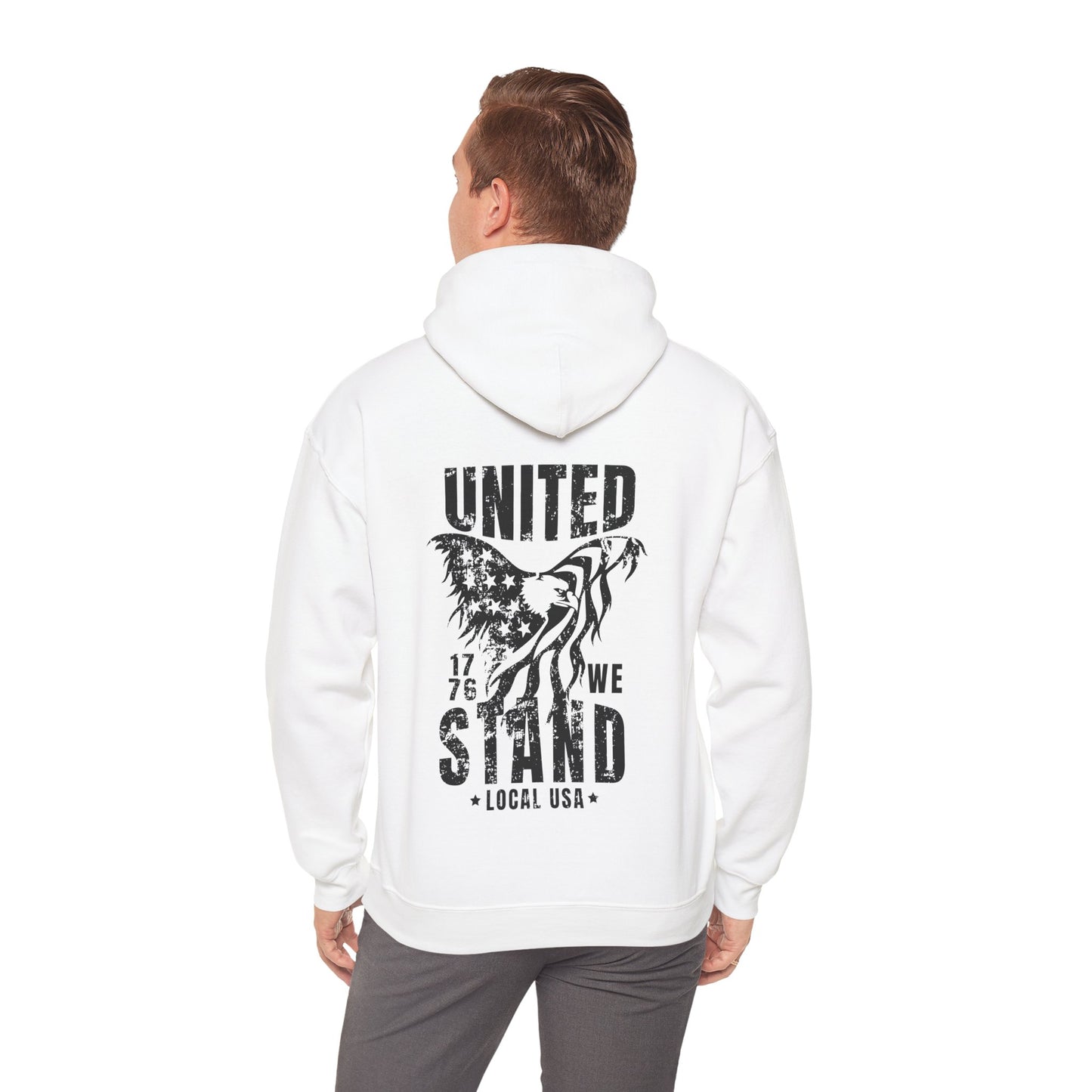 United We Stand (black font) Hooded Sweatshirt