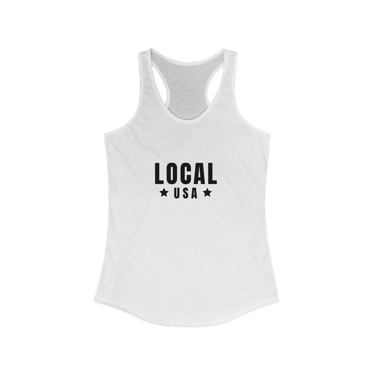 LOCALusa Star Women's Racerback Tank