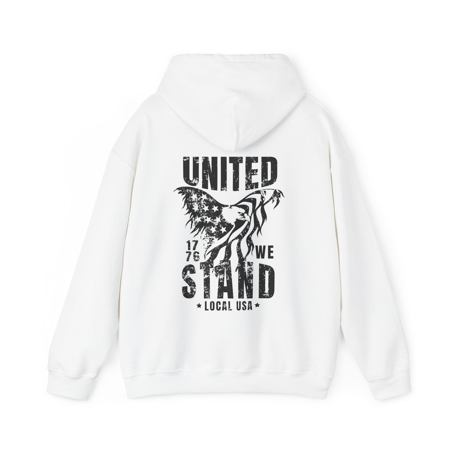 United We Stand (black font) Hooded Sweatshirt