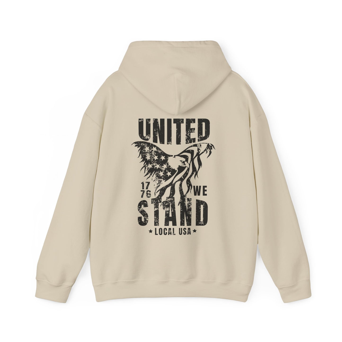 United We Stand (black font) Hooded Sweatshirt