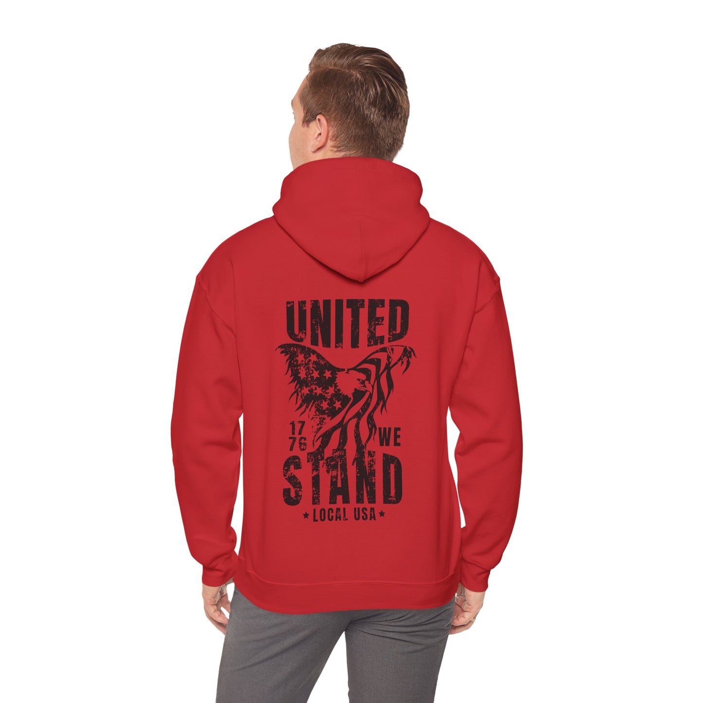 United We Stand (black font) Hooded Sweatshirt