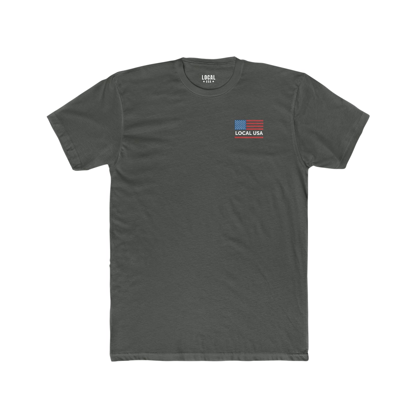 LOCALusa RWB Flag Men's Cotton Crew Tee