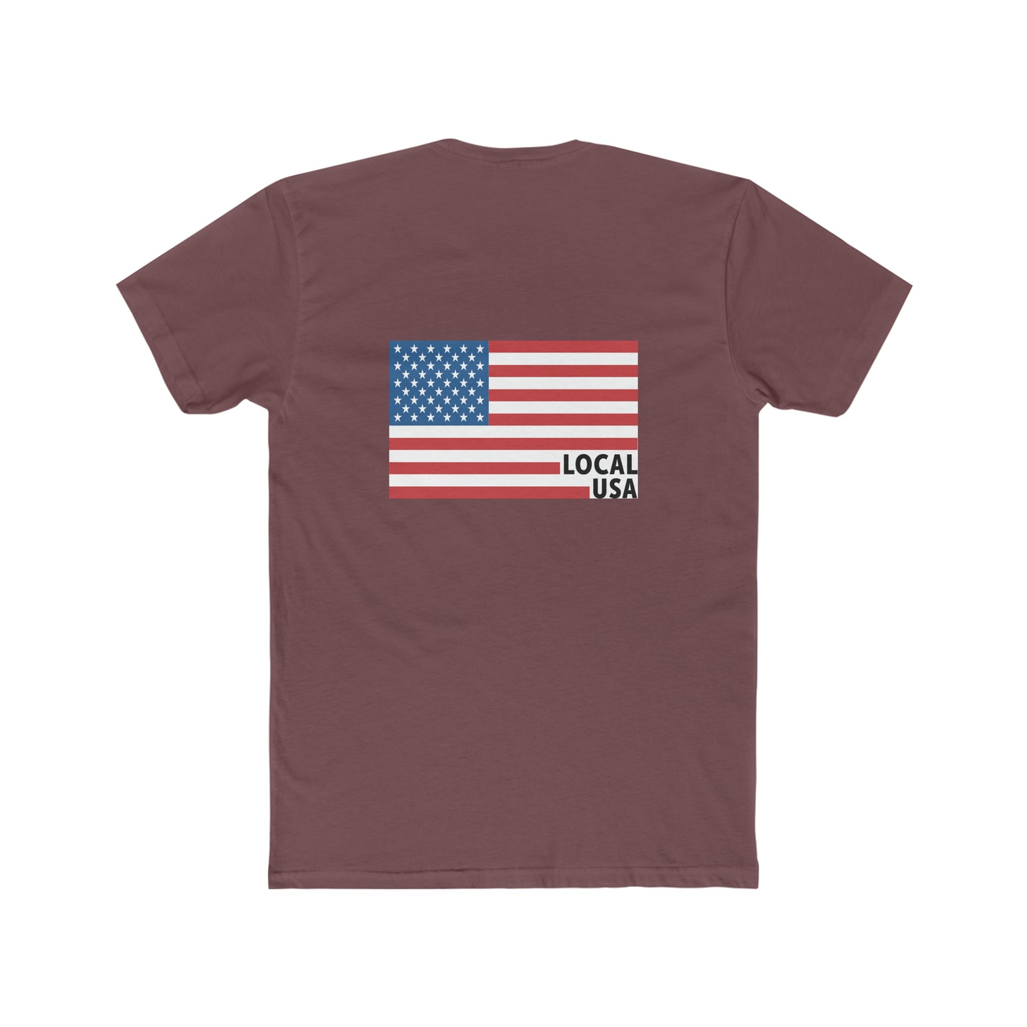 LOCALusa America Men's Cotton Crew Tee