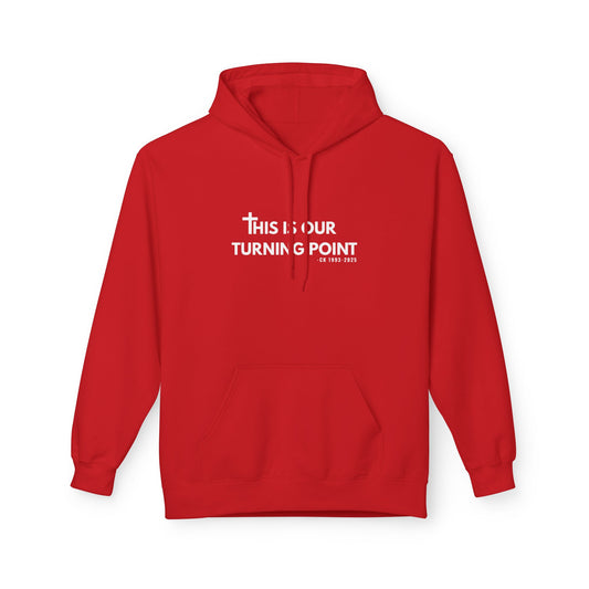 Charlie Kirk Turning Point Unisex Softstyle Fleece Hoodie